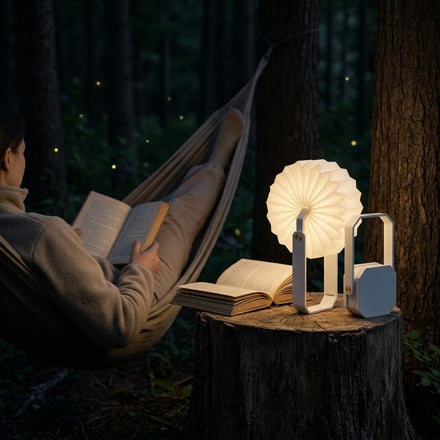 Shenzhen Idea Light ABS Folding Table Paper Portablelamp Home Handheld Rechargeable Night Light Company Promotional Gifts