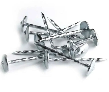 Wholesale Galvanized Umbrella Head Roofing Nails 9GX2.5inch 3 3.5inch Zinc With Rubber Washer for Brazil Bolivia Chile Market
