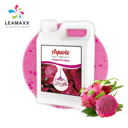 2026 Leamaxx Taiwan Dragon Fruit Syrup Concentrated Liquid HACCP Certified Ready Drink for Bubble Tea Ingredients 2.5kg Bottle