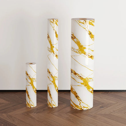 House Decoration Interior Self-adhesive Waterproof Thick XPE Wallpaper Roll Durable Peel and Stick Marble Pvc Wall Panel