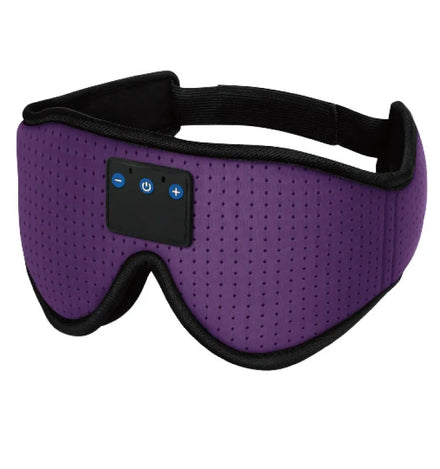 Bluetooth Wireless Velvet Sponge Memory Foam Headband SleepMask Earphone Headphones 3D Blackout Eye Mask Sleep Meditation 10M