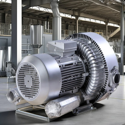 CE 7.5KW 10HP 320m³/h Turbine Devices Turbo Ring Blower Pump 100% Copper Motor Side Channel Vortex Air Blower Fish Pond Aerator