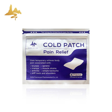 Chinese Suppliers Supply Disposable Transdermal Herbal Natural Menthol Plaster New for Joint Pain Relief Cold Hot Cold Packs