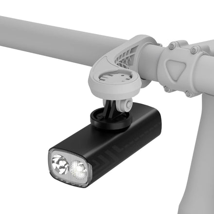 Cyclami 2000 Lumen LED Bicycle Light Black Aluminum Front Light Headlight Mount Handlebar Battery USB Rechargeable Cycling Light