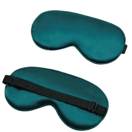 Wholesale Custom Satin Silk Imitation Travel Sleep Eye Mask European-American Style Four Seasons Use Night Sleeping Meditation