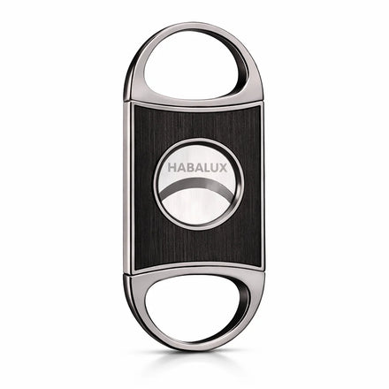 New Luxury Zinc Alloy Double Blade Cigar Cutter With Shell Piece Gift Box Packing CM-047
