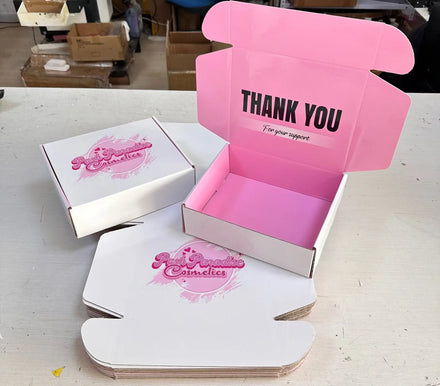 Corrugated Cardboard Paper Packaging Mailer Shipping Box With Customized Logo for Small Business