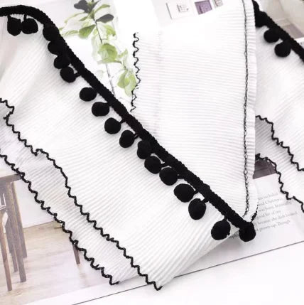 1 Yard Curtains Lace Accessories Fabric Floral Embroidered Lace Trim DIY Dress Clothes Sewing Craft