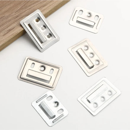 Stainless Steel Wall Panel Clamps PVC Gypsum Bamboo Fiber Board Integrated Wall Panel Fasteners Metric Measurement System
