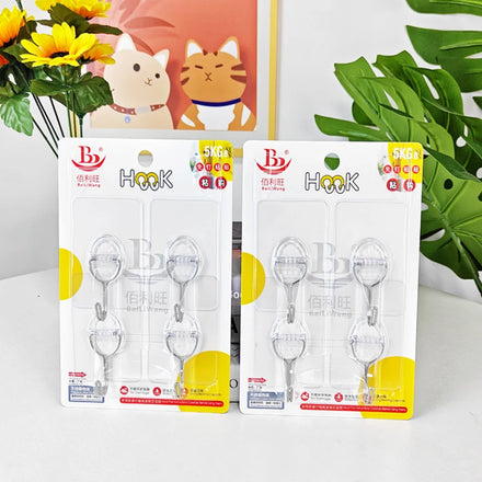 High Temperature Resistant Non-Slip Adhesive Hooks with 201 Stainless Steel for Kitchen