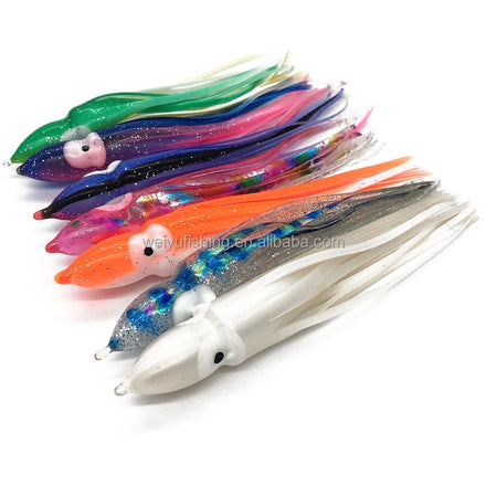 Wholesale Soft Squid Skirt Fishing Tackle Sea Fishing Soft Lures Octopus Bait Threads Skirts Fishing Lures