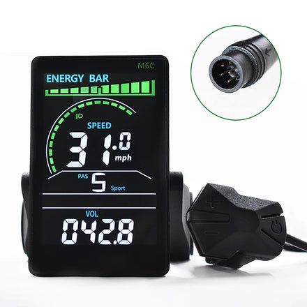24/36/48/60V Electric Bike Computer Waterproof Bicycle Odometer Speedometer Stopwatch Electronic Cycling Accessories for