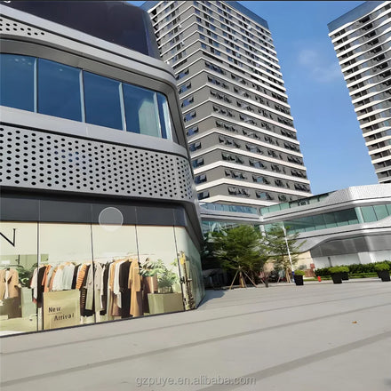Modern Architectural Perforated Aluminum Decorative Panel Artistic Pattern Laser Cut Wall Cladding for Facade & Interior