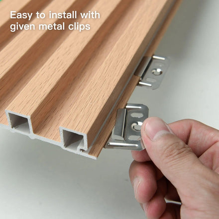 Modern WPC Wall Panels Wooden Wall Panels Wood Cladding Interior Wall Cladding Panels