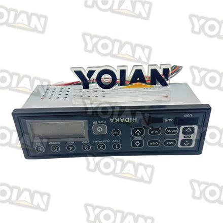 YOIAN Excavator Parts Mp3 Grabber Excavator Radio for HIDAKA HI-M101 Construction Machinery Parts