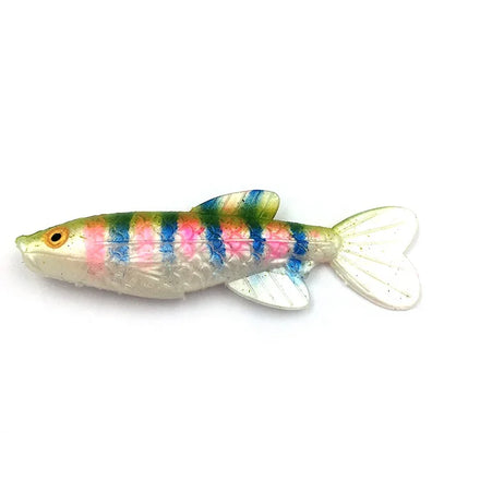 OEM 9cm Weiyu Soft Plastic Minnow Carp Bass Trout Fishing Lure Custom Artificial Shad Swim Baits Manufacturer