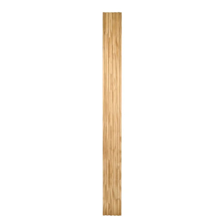 MUMU Design Light Colour and Eco-Friendly Slat Groove Wall Panels Knot Free Pine Wood for Residential and Commercial Spaces