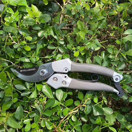 Professional DIY SK5 High Carbon Steel Bypass Pruner with Anti-Slip Grip Chrome Plated Aluminum Handles