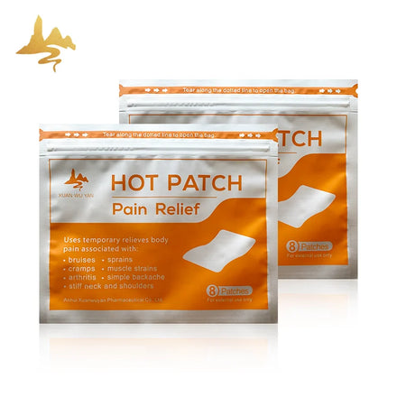 Healthcare Four-Sided Elastic Fabric Heat Patch Transdermal Adult Neck Muscle Pain Hot & Cold Packs Hot Patch Cold Patch