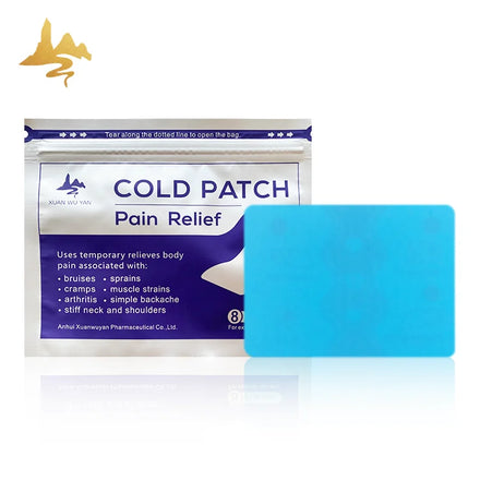 Wholesale Customizable Transdermal Four-Sided Elastic Fabric Body Relief Patch Natural Menthol Cold Hot Pack