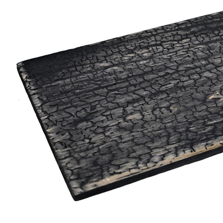 MUMU Design Black Color Modern Embossed Pattern Wall Panels Knot Free Pine Wood for Residential and Commercial Spaces