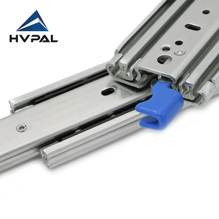 HVPAL 76mm 18in Industrial Heavy Duty Drawer Slides 500lbs Load Capacity Steel Drawer Runners