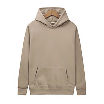 Oem Custom Printed Embroidery logo Design Light Plate Sweatshirt Men and Women Solid Color Sweatshirt Loose Casual Hoodie