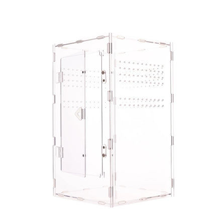 Customized Modern Acrylic Reptile Enclosure Terrarium Breathable Rarboreal Reptile Feeding Box for Chameleon Frog Lizard Gecko