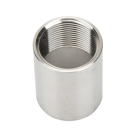 304 316L Stainless Steel Pipe Fittings Double Internal Thread Water Pipe Connector Straight 1/2\ 3/4\ 1 Inch Sizes Low Profile