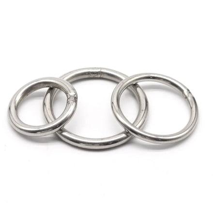 Double Channel AH634 304 316 Stainless Steel Solid Welded Zinc Plated O-Ring Hook Packed in Carton