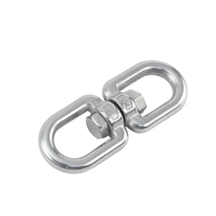 8-Shaped Universal Rotating Ring 304 Stainless Steel XX Ox Swivels M4-M32 Chain Buckle with Rotating Chains