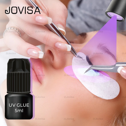 Oil-resistant uv lash glue