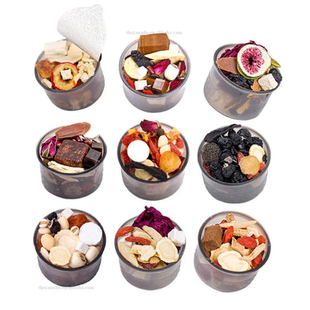 Chinese Herbal Blends | Healthy Mixed Herbs Fruits Portable Organic Flavor Tea Detox Unisex | Custom Formula/Box Factory Supply