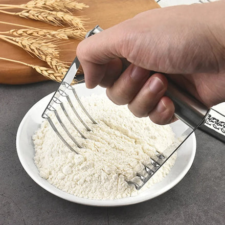 Baking Tools Cakes Samosa Metal Family Manual Cookie 5 Way Steel Blender Dough Mixer Pastry Cutter