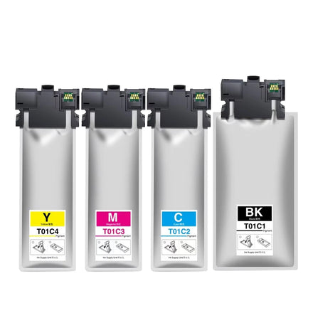 Tatrix T01C2 t01c1 T01C3 T01C4 C13T01C200 Compatible Pigment Ink Bag for Epson WF-C529R WF-C579RDTWF