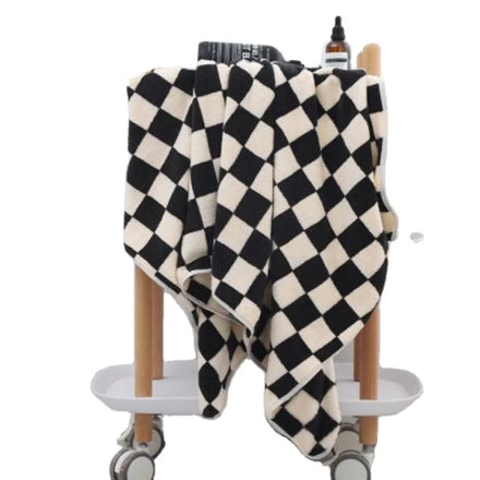 Best Seller Soft Absorbent Woven Eco-Friendly Spa Travel Shower Hair Towel 70-140cm Checkered Pattern Luxury Coral Fleece Bath