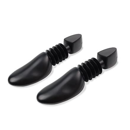 Low Price Durable Adjustable Size Black Shoe Tree Plastic Spring Shoe Stretcher Hexing Brand Wholesale Keep Shoes Good Shape