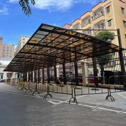 Luxury Aluminum Alloy Carport Windproof & Waterproof Polycarbonate Canopy for Car Parking Patio