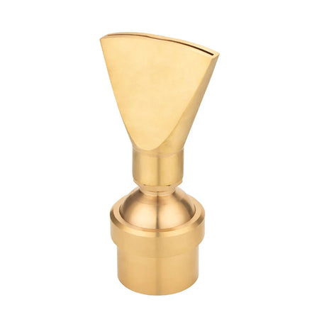 Adjustable Copper Flat Fan Fountain Nozzle Spring Sprinkler Spray Head