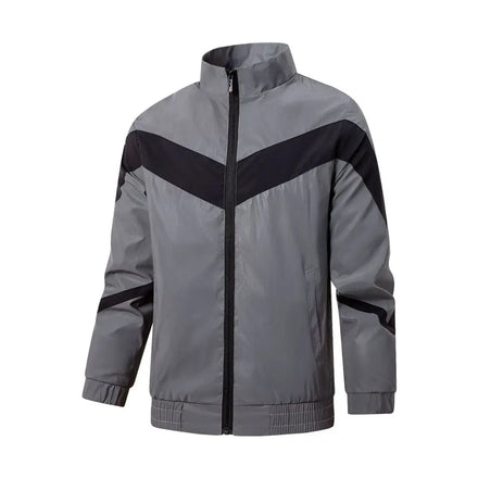 OEM custom logo embroidery printed design Cross-border spring and autumn new casual for men and women thin solid color jackets