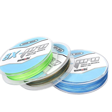 Rikimaru 8x Pro 8 Strand Braid Professional 300m Fishing Line Ultra Durable Compact Pe Angling String for Rock Fishing