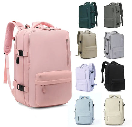 Outdoor Travel College Students Business Fashion Waterproof Oxford Laptop Backpack Luggage with Computer Interlayer for Unisex