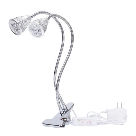 PIONEERA CE RoHS Aluminum LED Grow Light Full-Spectrum 5W/10W/15W Gooseneck Clip-On Plant Lamp Modern Simple Indoor Gardening
