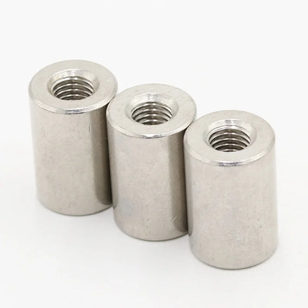 304 Stainless Steel High Pressure Screw Cap Extended Cylindrical Nut Thickened Plated T Nuts Metric Certified Polished Finish