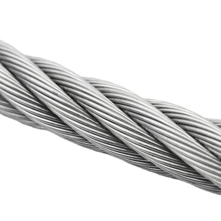 304/316 Polished Stainless Steel Wire Rope 7*7/7*19 Structure 0.5mm-8.0mm Lifting Steel Cable Hardware Product