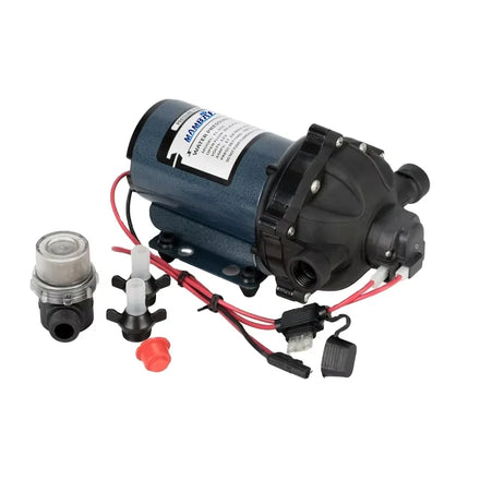 Mambaflo Diaphragm Pump for Recreational Vehicle Diaphragm Pump for Motorhome 51 Series 5.5GPM/20.6LPM Dc 12V 1/2''-14mnpt 70PSI