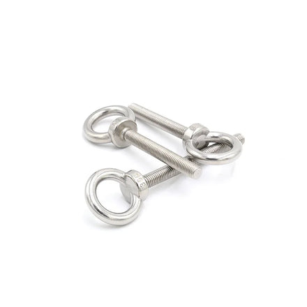 Extended Eye Bolt Ring 304 Stainless Steel M6 M8 M10 M12 Lifting Eye Screw Brass Hex Head Carbon & Alloy Material Din Standard