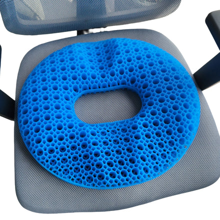 Portable Breathable Honeycomb Gel Cushion Cooling Seat Cushion for Office Chairs Offers Pressure Relief and Convenience