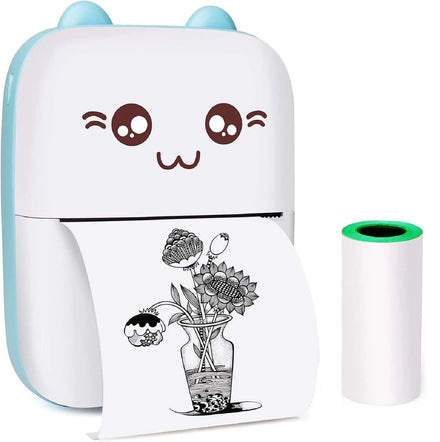MASSA Portable Thermal Mini Printer Multifunctional Pocket Home Use Thermal Android IOS Wireless Barcode Mini Plastic Printer