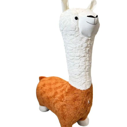 Trendy Modern Alpaca Design Sofa Ornament Stool Chair Cute Pet Animal Adorable Lazy Seat for Children Living Room Home Furniture
